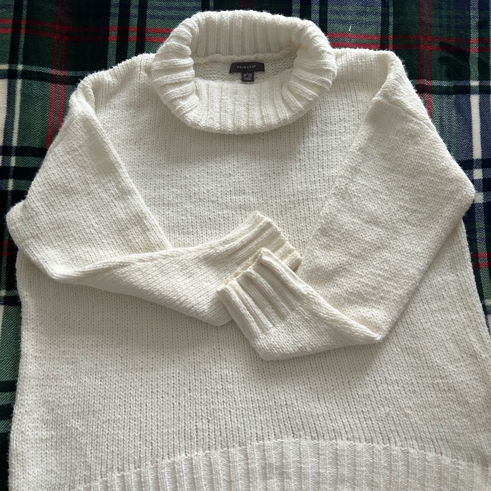 Primark Ivory Knit Turtleneck Sweater